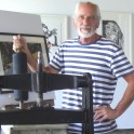 Arts Trail Central Otago - OPEN STUDIO WEEKEND - Chris de Jong in his print studio OCTA