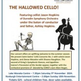 Central Otago Regional Orchestra - "The Hallowed Cello".