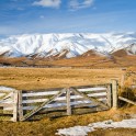 Central Otago Winter Photography Workshop With Todd Sisson - Hawkdun Ranges and old farm gates - taken from Hawkdun Range Road