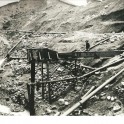 Photographic and film displays - Cromwell area - Wilkinsons elevator in Camerons Creek, Upper Nevis, in 1948, the year it closed.